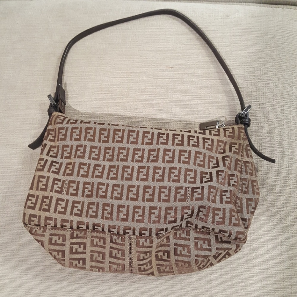 Brown Canvas Authentic Small Canvas Bag